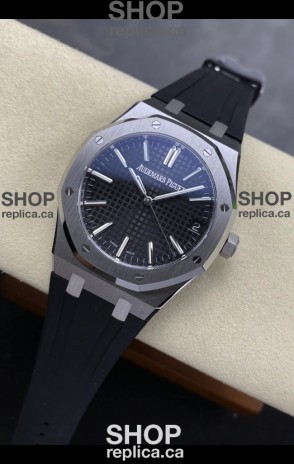 Royal Oak 15510 41mm Black Dial Super Clone Watch 