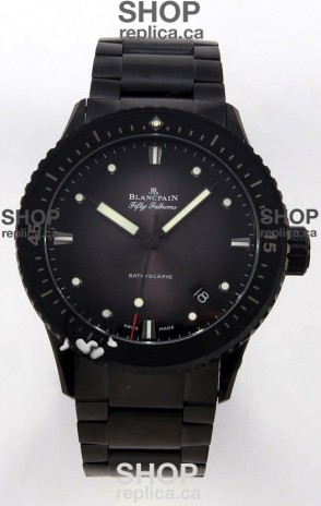 Blancpain Fifty Fathoms Ceramic Case Grey Dial Super Clone Watch 