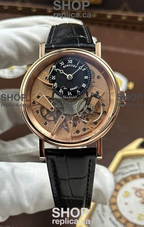 Breguet Tradition 7057BR/R9/9W6 Rose Gold Casing Single Tourbillon Super Clone Watch 