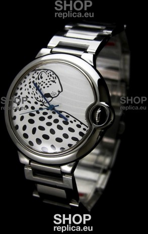 Cartier Ballon de Swiss Replica Watch in White Dial