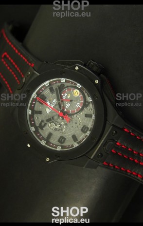 Hublot Big Bang Ferrari Swiss Quartz Movement Watch in PVD Case