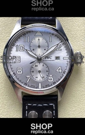 IWC PILOT'S Monopusher Steel Dial Replica Watch 