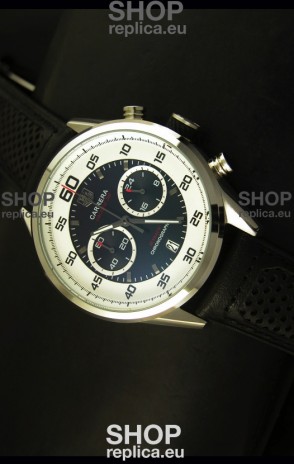 Tag Heuer Carrera Calibre 36 Flyback Black Dial Replica Watch - Quartz Movement