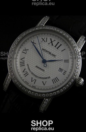 Mont Blanc Swiss Automatic Watch in Stainless Steel
