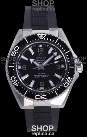 Omega Seamaster Planet Ocean Black Bezel Rubber Strap 42MM Super Clone Watch 