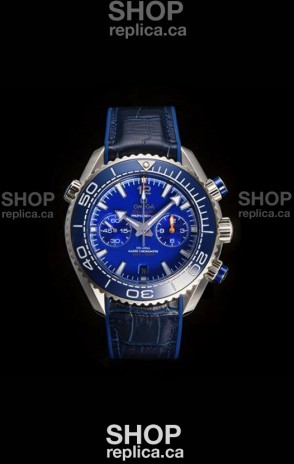 Omega Speedmaster Planet Ocean Blue Dial/Bezel Super Clone Watch 