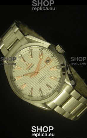 Omega Seamaster Aqua Terra Co-Axial Swiss Watch White Dial
