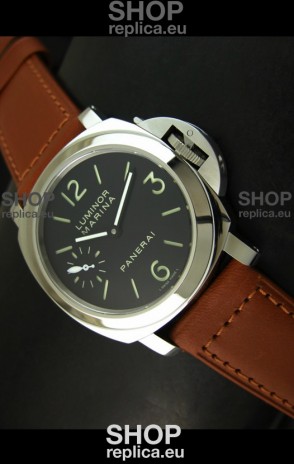 Panerai Luminor PAM111 Swiss Replica Watch - SuperLume Hour Sandwich Dial Markers
