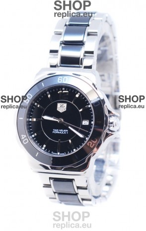 Tag Heuer Formula 1 Quartz Steel Black Ceramic Watch