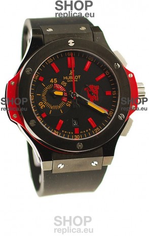 Hublot Big Bang Red Devil Swiss Watch in Ceramic Case