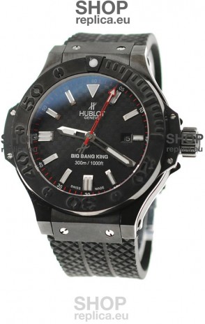 Hublot Big Bang King Carbon Dial Watch in all Black