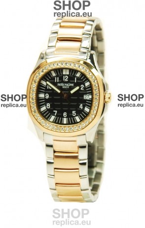 Patek Philippe Aquanaut Two Tone Ladies Gold Watch