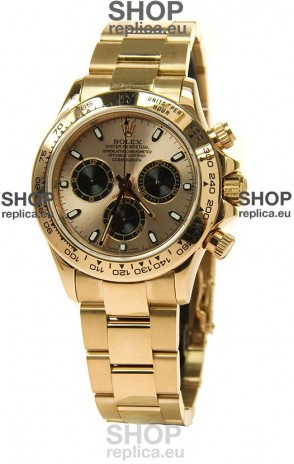 Rolex Daytona Cosmograph Swiss Replica Watch in Gold Plated