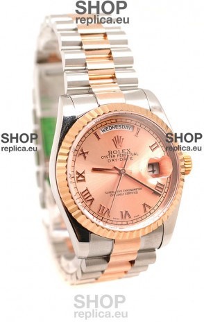 Rolex Day Date Two Tone Japanese Replica Watch