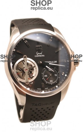 Tag Heuer Grand Carrera Pendulum Swiss Automatic Steel Watch