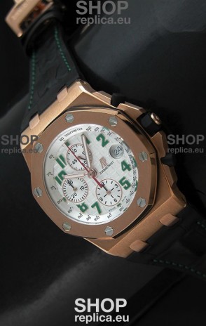 Audemars Piguet Royal Oak Offshore Pride of Mexico Swiss Watch - Secs hands at 12 O'Clock