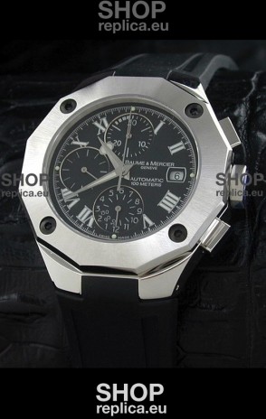 Baume & Mercier Riveria Swiss Watch in Black Dial