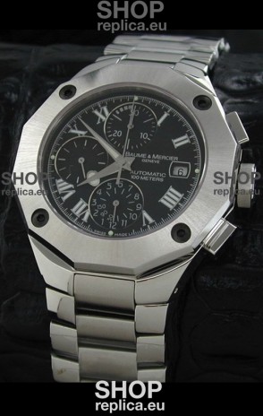 Baume & Mercier Riveria Swiss Watch in Black Dial
