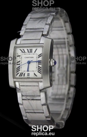 Cartier Tank Fracaise Swiss Replica Automatic Watch Ladies Size