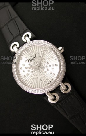 Chopard Xtravaganza Ladies Ladies Japanese Replica Watch in White Dial