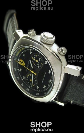Ferrari Granturismo Swiss Replica Watch in Black Strap