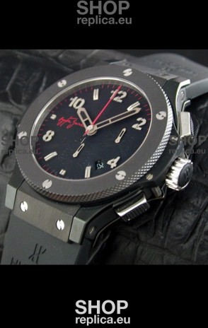 Hublot Ayrton Senna Swiss Replica Watch in Black