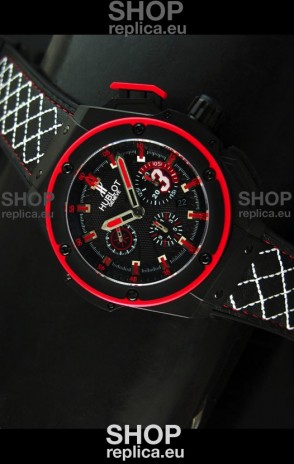 Hublot Big Bang Dwayne Wade Edition Swiss Replica Watch Black Strap
