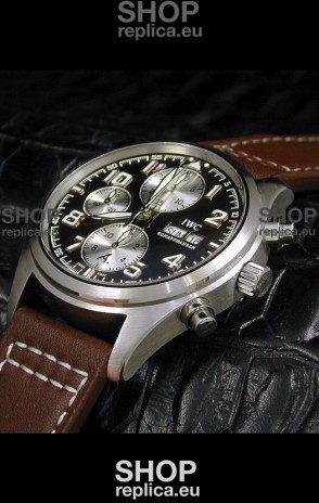 IWC Exupery Edition Swiss Replica Watch in Black Dial