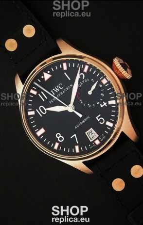 IWC Tournenu one Out of 50 Swiss Replica Watchin Rose Gold Casing