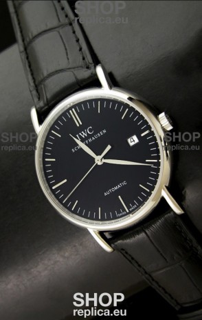 IWC Portofino Swiss Replica Watch in Black