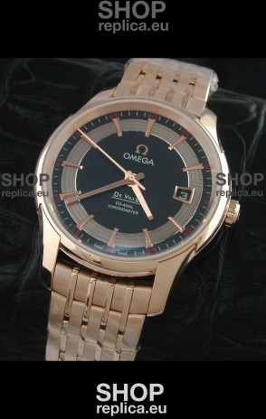 Omega De Ville Hour Vision Watch in Black Dial