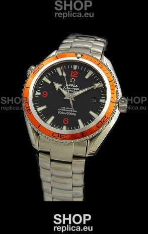 Omega Seamaster Planet Ocean Swiss Watch in Black Dial