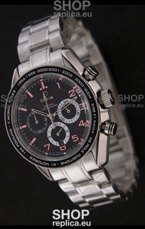 Omega SpeedMaster Quartz in Black Dial