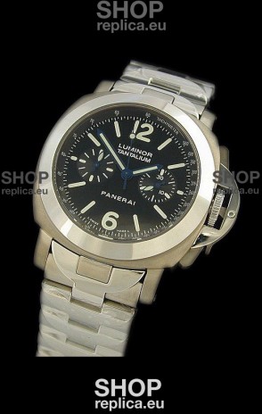Panerai Luminor Tantalium Swiss Lemania Watch in Steel
