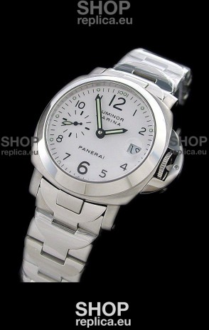 Panerai Luminor Marina 40MM Swiss Watch in Steel Strap