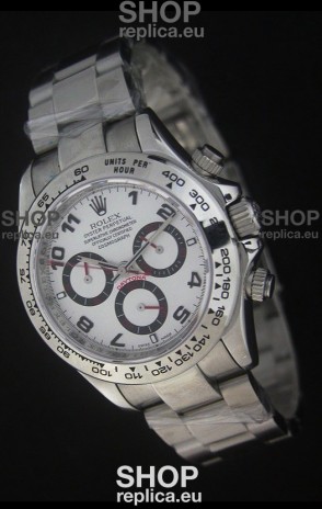 Rolex Daytona Cosmograph Swiss Replica Stainless Steel Watch 
