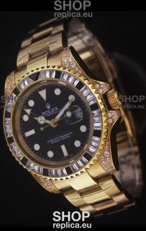 Rolex GMT Master II Swiss Replica Gold Watch