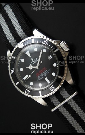 Rolex Oyster Vintage Date Sea-dewller Submariner Japanese Replica Watch in Black Dial