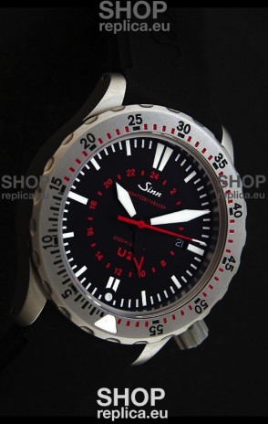 Sinn U2 EZM 5 Diver Swiss Watch in Titanium Casing