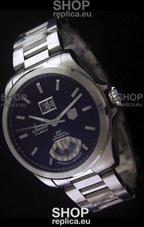 Tag Heuer Grand Carrera Calibre 8 Swiss Automatic Watch in Steel
