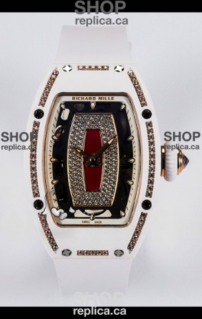 Richard Mille RM007 White Ceramic Automatic Super Clone Watch 