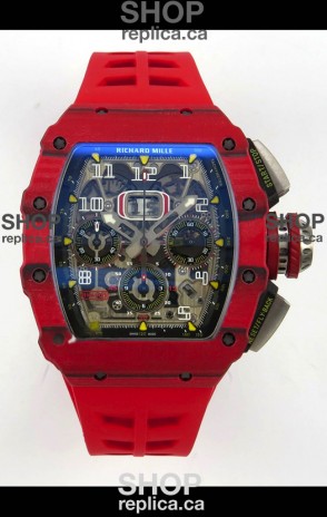 Richard Mille RM11-03 Red Carbon TPT Case Super Clone Watch 