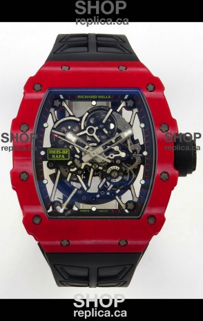 Richard Mille RM035-02 Red NTPT FREE SPRUNG MVMNT Super Clone Watch