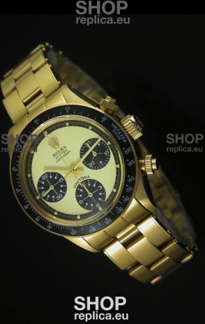 Rolex Daytona 6263 Cosmograph White Dial in Gold Case