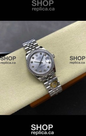 Rolex Super Clone Datejust 31MM Steel Dial Jubilee Super Clone Watch