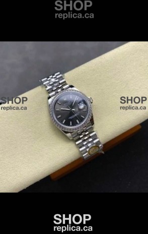 Rolex Super Clone Datejust 31MM Grey Dial Jubilee Super Clone Watch