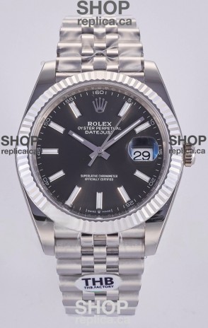 Datejust Super Clone 126334 Grey Dial 41MM FREE SPRUNG MVMNT 3235 Watch 