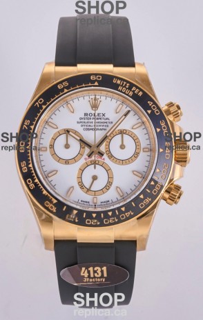 Rolex Daytona 126518 White Dial FREE SPRUNG MVMT Super Clone Watch 