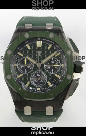 Audemars Piguet Super Clone Royal Oak Offshore Ceramic Casing Green Dial Watch 