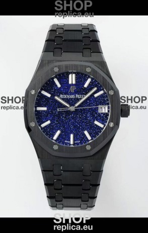 Audemars Piguet Royal Oak 15500 Black Ceramic Starry Dial Super Clone Replica Watch 
